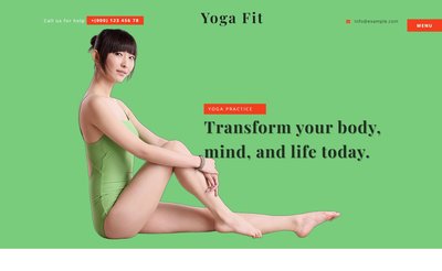 Yoga Fit a Sports Category 響應式網頁模板、HTML5+CSS3、網頁特效  #09110