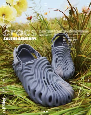 Salehe Bembury x Crocs The Pollex Clog 灰 207393-1ma。太陽選物社