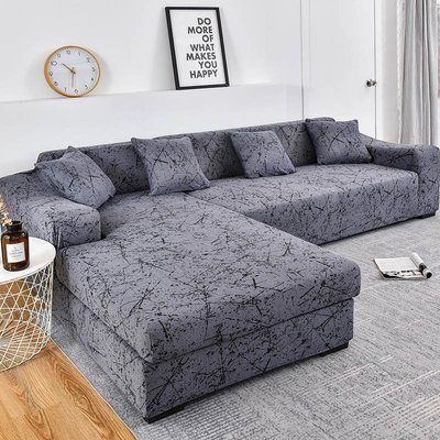 現貨 Sofa Cover Geometric Couch Cover Elastic for L Shaped C-誠