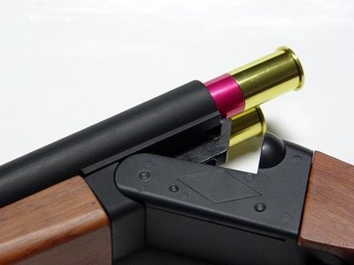 華山產中折散彈槍MADMAX的8mmBB彈夾兼灌氣裝置，二個一組出貨