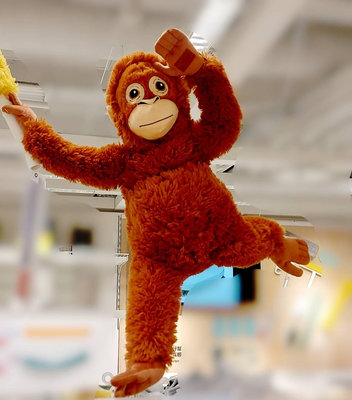 IKEA 猩猩 填充玩具 猩猩娃娃 66公分 猩猩 猴子 填充玩偶 玩偶 娃娃 安撫玩具 DJUNGELSKOG