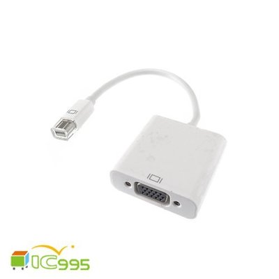 ic995 - Apple 蘋果 macbook air pro 轉接線 Mini DP to VGA #1618