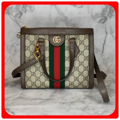 【 RECOVER 名品二手 sold out】GUCCI Ophidia Small GG Tote 小款 托特包
