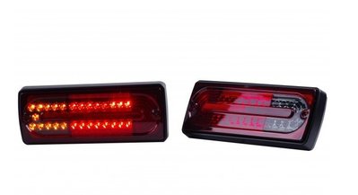 W463 G CLASS G500 G550 G55 LED後燈 尾燈 黑框 紅黑