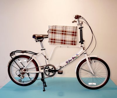 (豪華版) 20吋 6速 (大籃) 寵物自行車 SHIMANO (白/粉紅/紅/黑色) 含中柱架 寵物籃 共一大一小箱裝