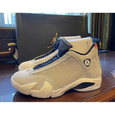 Air Jordan 14 Retro Desert Sand 沙漠灰 籃球 運動 麂皮 487471-021慢跑鞋【ADIDAS x NIKE】