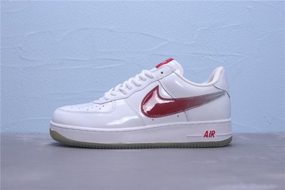 Nike Air Force 1 Taiwan 皮革 白紅紅 漸變鴛鴦勾 休閒運動板鞋 845053-105