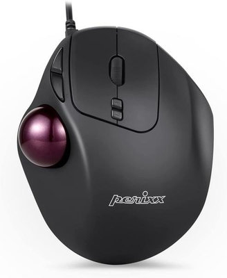 【日本代購】Perixx 有線軌跡球滑鼠 PERIMICE-517