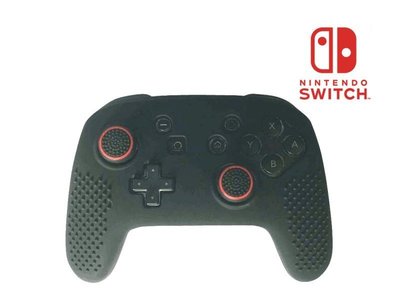 Nintendo 任天堂 Switch 控制器 Switch Pro 保護套+香菇帽 手把 果凍套 矽膠套