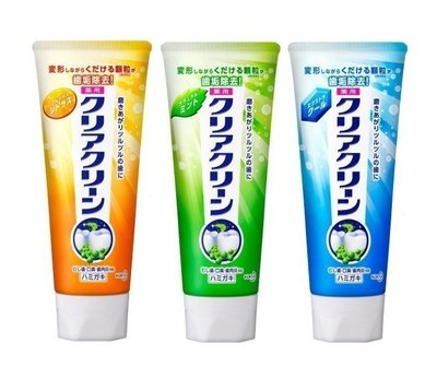 ＊美麗研究院＊日本 KAO 花王 CLEAR CLEAN 牙膏 130g -三款【柑橘(黃)、超涼(藍)、薄荷(綠)】