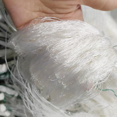 批發 批發 現貨三層尼龍線漁網絲網粘網捕魚網掛網加重沉網三層尼龍線粘網