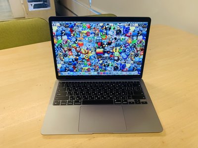 台中 2020年 有傷 MacBook Air 13吋 M1 8G 256G 灰色 太空灰 蘋果 APPLE 蘋果電腦