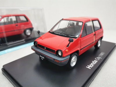 汽車模型 車模 收藏模型國產名車 1/24 本田城市 Honda City 1981 兩開門合金車模型