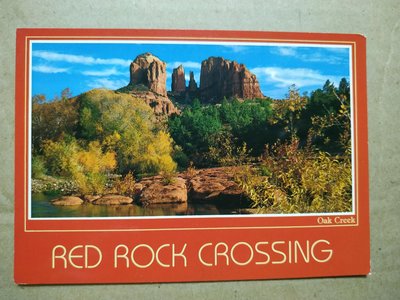紅岩國家公園Red Rock Crossing 明信片