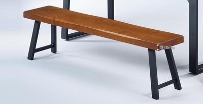 【風禾家具】HN-327-3@KL工業風松木實木5.3尺長板凳【台中市區免運送到家】餐椅 長板凳 休閒長椅 台灣製造傢俱
