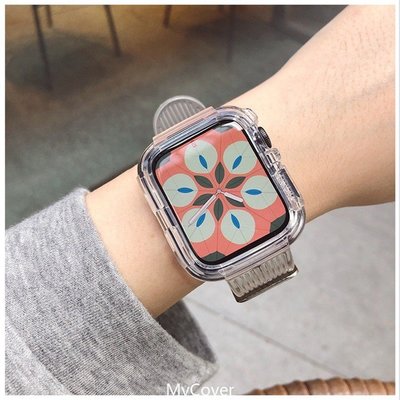 Apple Watch Series 6 Se 5 4 3 2 1 透明錶帶 + Iwatch 38 40 42 44