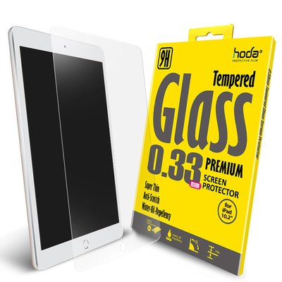 【免運費】hoda【iPad Air / Pro 10.5吋(2019適用)】全透明高透光滿版9H鋼化玻璃保護貼
