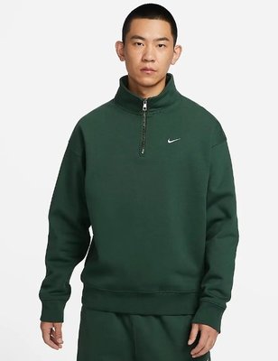 【潮牌館】Nike Solo Swoosh 1/4-Zip Top 拉鍊上衣 立領DQ5210-323