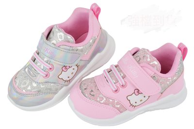 ~專櫃 Hello Kitty最新款 723210運動鞋 布鞋 臺灣製造MIT   桃/粉 14-19號號