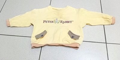2手 奇哥Peter Rabbit 黃色雙口袋長袖上衣(39