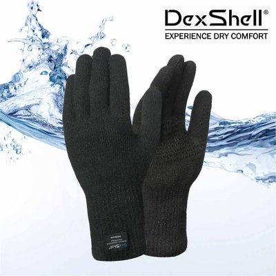 英國Dexshell Waterproof ToughShiel 防水防切割阻燃-三防手套(可螢幕觸控)鐵灰色