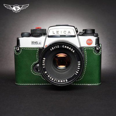 手工牛皮Leica徠卡R6/R6.2相機包R7 R5 R4 R3真皮套 膠片機保護套