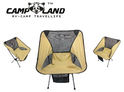 免運！【樂活登山露營】CAMP LAND 旅居者超輕量便攜摺疊椅 RV-ST950 月亮椅 摺疊椅 露營椅 露營 野營