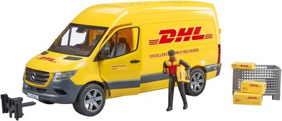 現貨 德國 BRUDER DHL(含人偶) 敦豪快遞/貨車/運輸車/貨運車/工程車/大型汽車/快遞車 兒童玩具車塑料模型