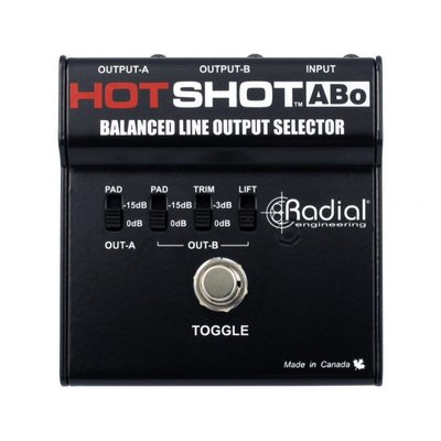 [反拍樂器]Radial HotShot ABo - Balanced Output Selector 公司貨 免運
