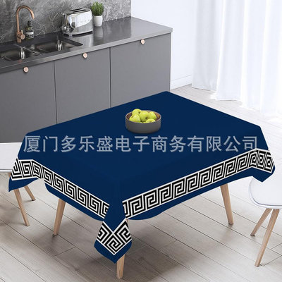 外貿新品 中式桌布歐美家用桌面防水防油桌布中式風格桌巾