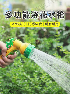 澆花澆菜水槍澆水神器家用高壓增壓水管軟管菜園噴頭花園噴槍工具【GOPLAY潮玩家居】