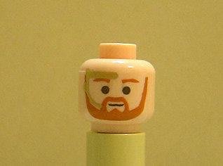 【LEGO樂高】Star Wars 星際大戰 星戰系列--Obi-wan Kenobi 歐比王 膚色版人頭