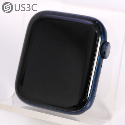 【US3C-高雄店】【一元起標】台灣公司貨 Apple Watch 6 44mm 藍色 GPS版 鋁合金錶殼 智慧手錶 血氧濃度感測器 SOS緊急服務