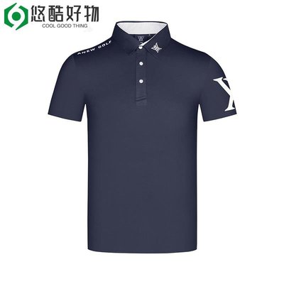 ANEW 高爾夫服裝男 夏季短袖T恤golf運動球衣戶外運動防晒透氣Polo衫 ezFz~悠酷好物