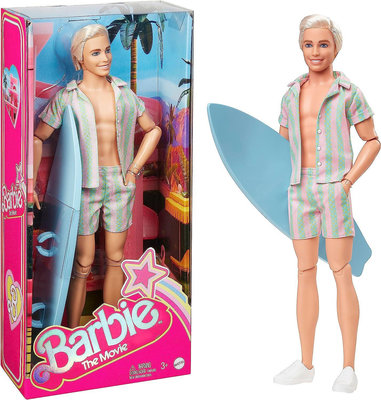 Ken &amp; Barbie #HPJ97 _ 收藏型系列芭比娃娃 _ 2023 芭比真人版電影-肯尼/萊恩葛斯林