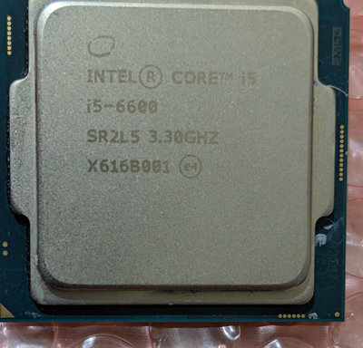 Intel i5-6500 正式版 處理器 拆機良品 - 二手品