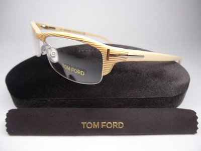 信義計劃 眼鏡 Tom Ford TF 5035 義大利製 光學眼鏡 裸色膠框半框下無框 eyeglasses