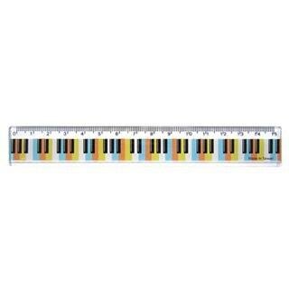 |鴻韻樂器|彩色鍵盤尺 HA15-11A 音符文具禮品 音符文具 音樂文創