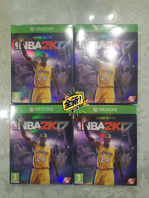 全新原封現貨XBOX NBA 2K17 傳奇版 限定 原封歐22295