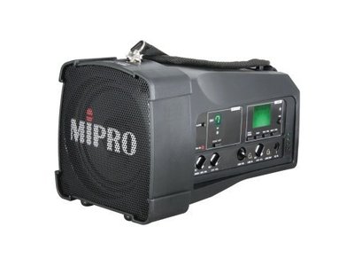 【kiho金紘】Mipro嘉強MA-100SB UHF可16選頻/內建USB 超迷你肩掛式無線喊話器