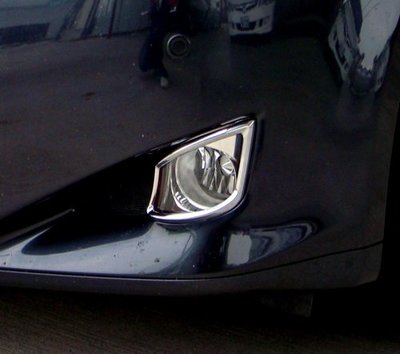 ~圓夢工廠~ Lexus IS250 IS350 2009~2012 鍍鉻銀 改裝 車燈框飾貼 前保桿霧燈框 前霧燈框