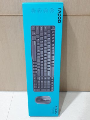 RAPOO 雷柏 2.4G X1800S 無線光學鍵盤 滑鼠 組 Keyboard Mouse Wireless 鍵鼠組 原廠保固