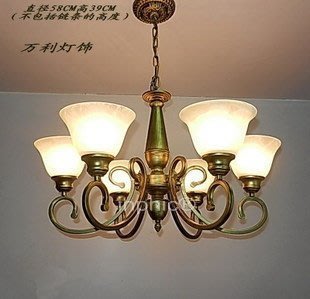 INPHIC-歐式田園 臥室廚房餐廳客廳吊燈 燈具燈飾 48D