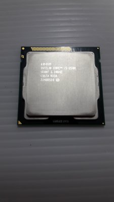 (台中) Intel CPU 1155 腳位 i5-2500 3.30GHZ 中古良品無風扇