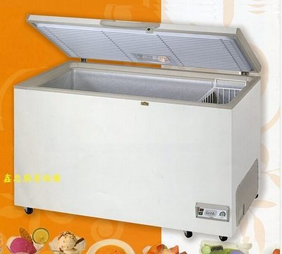 鑫忠廚房設備-餐飲設備：全新RS系列6尺上掀式冷凍櫃-賣場有工作臺-水槽-西餐爐-烤箱