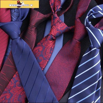 促銷打折 黑色領帶男正裝商務職業西裝結婚新郎紅色寬手打男士領帶襯衫藍色