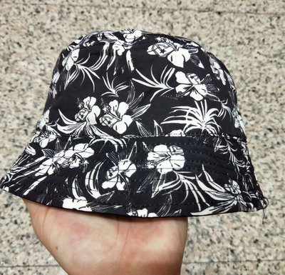 正品 美牌 FAMOUS BUCKET HATS 黑色 花卉 雙面戴 漁夫帽 嘻哈 饒舌 HIP HOP