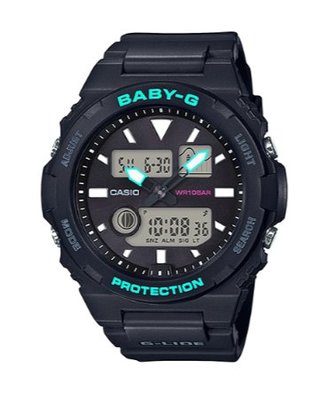 【萬錶行】CASIO BABY-G 復古時尚 衝浪戶外運動手錶 BAX-100-1A