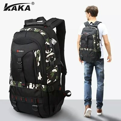 KAKA大容量戶外登山包騎行旅遊背包男女學生書包電腦雙肩包多功能 768元