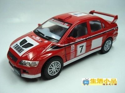 ☆生活小品☆ 模型 MITSUBISHI LANCER EVOLUTION VII WRC *迴力車* 歡迎選購^^